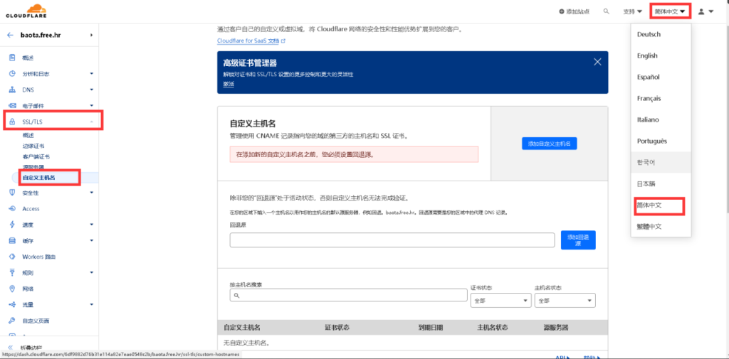 CloudFlare SAAS(cname) 接入网站域名-301cool